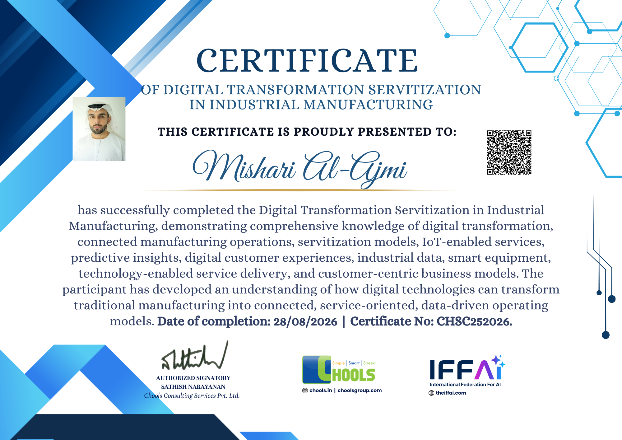 Emerging Business Program Certificate